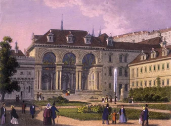 Wallenstein Garten, Prag, 1847